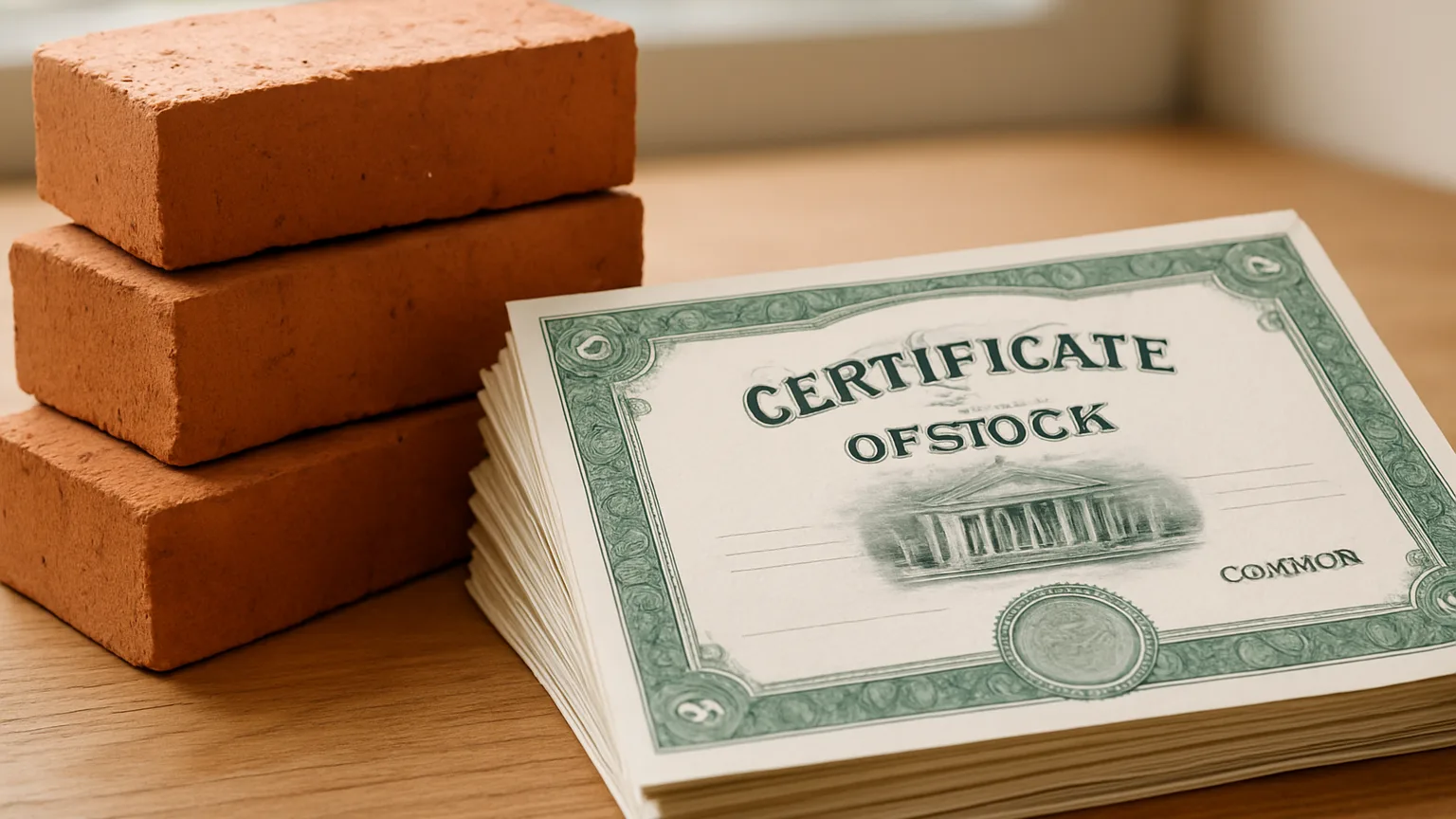 Why Bricks Belong Beside Your Stock Certificates